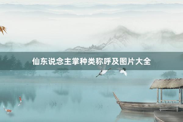仙东说念主掌种类称呼及图片大全